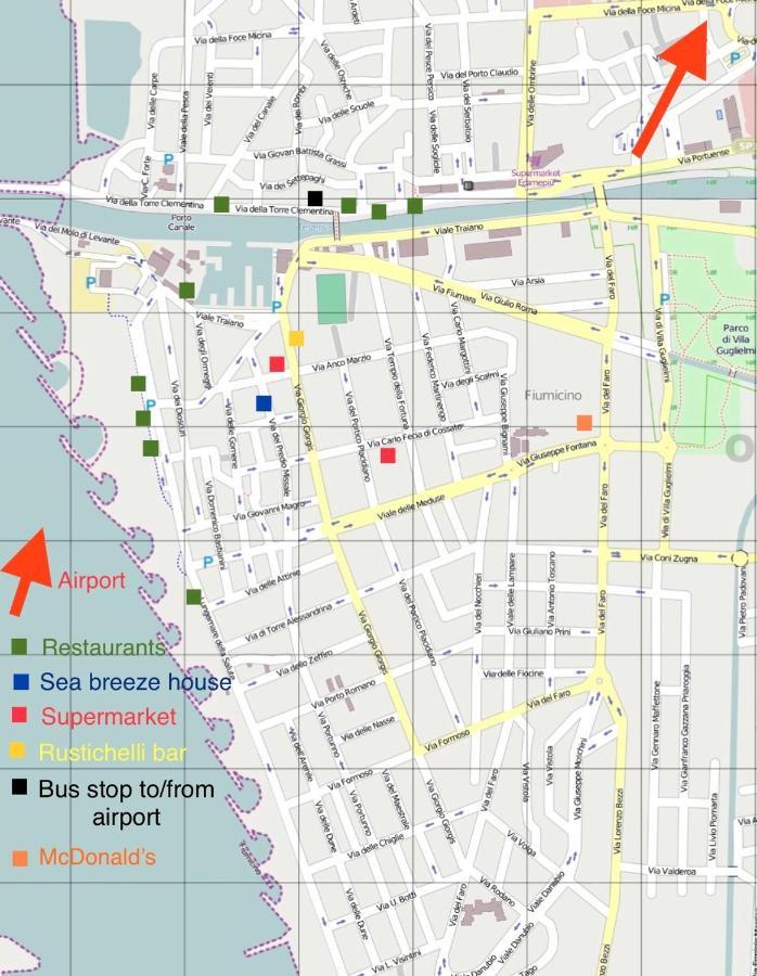 Sea Breeze House Apartment Фиумичино Екстериор снимка